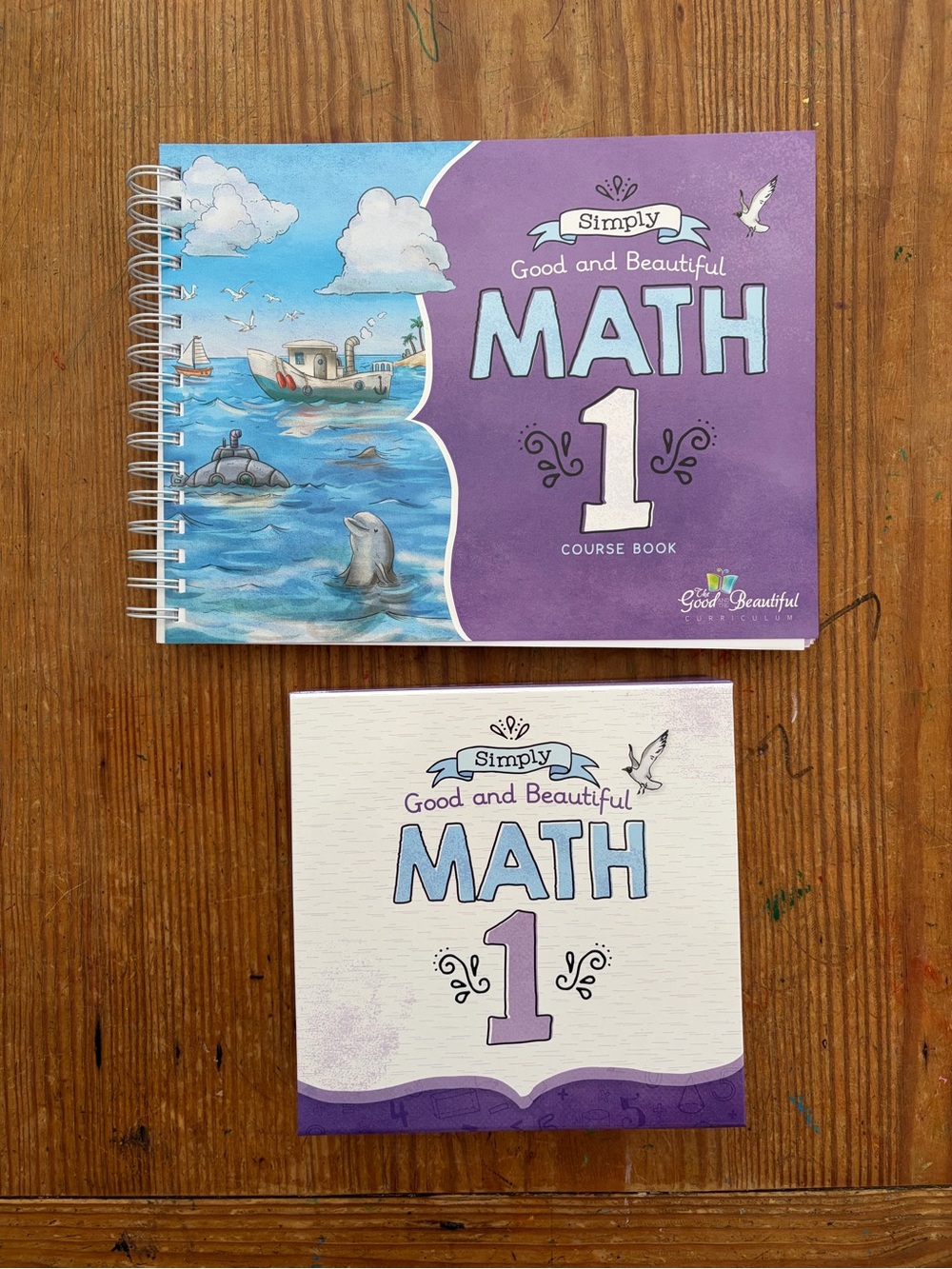 Brand NWT The Good and The Beautiful Math 1 First Grade Homeschool Curriculum